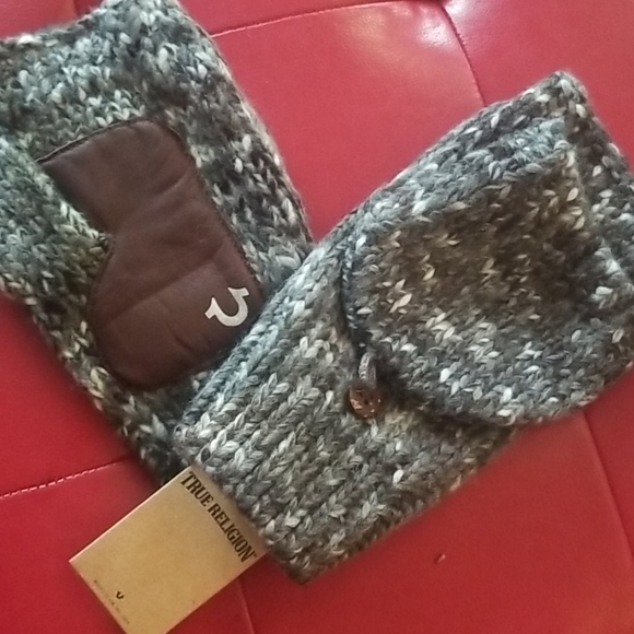 New True Religion knit mittens - Picture 5 of 8